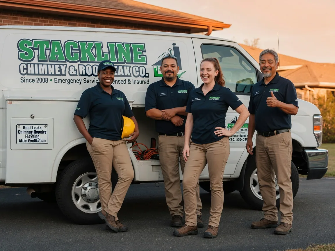 Chimney flashing repair company in Barronett, WI